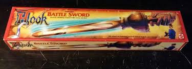Rare 1991 Mattel Hook Peter Pan Battle Sword In Factory Sealed Package Mattel Weird Toys Toy Swords Bee Toys