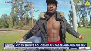 Ahmaud arbery was jogging on feb. Video Shows Police Nearly Tased Ahmaud Arbery