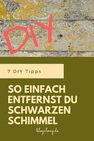 Diy So Einfach Entfernst Du Schwarzen Schimmel Blogalong De Schwarzer Schimmel Schimmel Entfernen Schimmel Entfernen Hausmittel