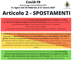 Sale nuevo decreto que regula los caipi. Covid 19 Nuovo Decreto Del 23 Febbraio Con Validita Fino Al 27 Marzo 2021 Comune Di Albinea