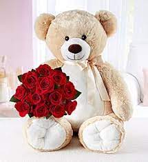They are the perfect addition to any gift to remember that special birthday, anniversary, or the birth of a newborn. Big Bear For Romance Teddy Bears Valentines Valentines Flowers Flower Box Gift