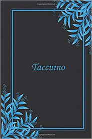 Design per album con cornice e fiore. Taccuino Din A5 15 X 23 Cm Righe 122 Pagine O 61 Fogli Notebook Agenda Quaderni Bullet Journal Diario Taccuino Quaderno Agenda Nero Con Fiori Blu Piante Cornice