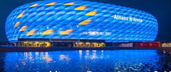 Allianz arena under construction (august 2004). Farben Von 1860 Und Bvb Darum Leuchtet Allianz Arena Blau Und Gelb