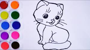 Dibujos Para Colorear De Gatitos