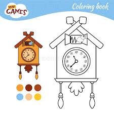 You will get 1 cuckoo clock coloring page in jpg (2550px x 3300px) for your kids coloring project. Cartoon Cuckoo Clock Stock Illustrations 474 Cartoon Cuckoo Clock Stock Illustrations Vectors Clipart Dreamstime