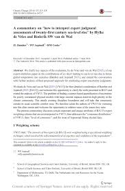 David lindgren — shout it out 03:03. Pdf A Commentary On How To Interpret Expert Judgment Assessments Of Twenty First Century Sea Level Rise By Hylke De Vries And Roderik Sw Van De Wal