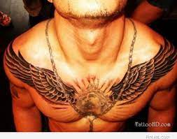 Pin By Ramon Allen On Tattoos Chest Tattoo Cool Chest Tattoos Wings Tattoo