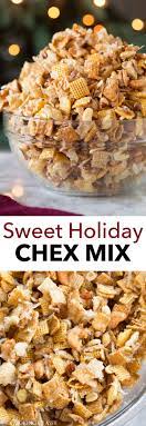 Sweet Holiday Chex Mix This Is A Staple Recipe At My House Every Christmas Season It S Perfect For Gifts Chex Mix Recipes Sweet Sweet Chex Snack Mix Recipes