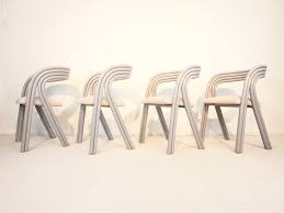 Skip to the end of the images gallery. Set Of 4 Dining Chairs By Axel Enthoven For Rohe Noordwolde 1980s 67257