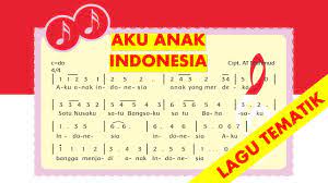 Lagu Aku Anak Indonesia Tematik Kelas 4 Youtube