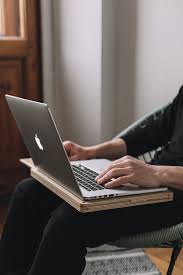 Lap Desk 2 0 Wood Laptop Tray Portable Workstation Etsy In 2020 Lap Desk Laptop Tray Portable Workstation