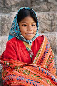 Tarahumara Girl Copper Canyon Mexican Outfit Mexico People Kids Around The World