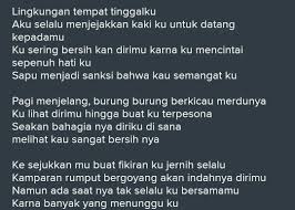 Buatlah Puisi 3 Bait Dengan Tema Melestarikan Alamtolong Di Jawab Brainly Co Id