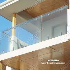 There are two spigots per glass panel. Frameless Glass Railing Porch Railing Hallway Railing Balcony Railing Aliexpress