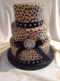 Hand Painted Zebra Print Wedding Cake Leopard Cake Leopard Print Cake Animal Print Cake