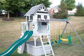 The vinyl coated chain comes in 3 ½ ft., 5 ½ ft., and 8 ½ ft. Our Swing Set Makeover How To Make Old Look New Again The Lived In Look