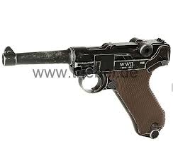 Le p1 est l'arme de poing standard des forces armées allemandes. Buy Walther Co2 Gun Pistole P08 Leg End Of Wwii Triebel Online