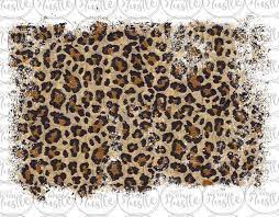 Distressed Leopard Sublimation Design Background Backsplash Png Graphic Clipart Digital Download Sublime Digital Paper Clip Art
