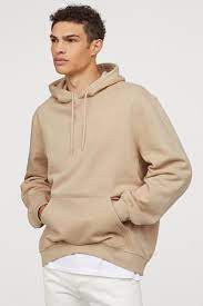 relaxed fit hoodie beige men h m us in 2021 beige hoodie mens streetwear men outfits mens outfits