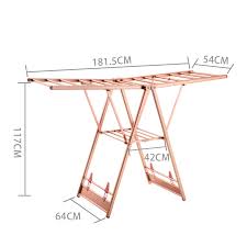 Pailian aluminium has focused on top quality extruded aluminium profiles for over 20 years in china. Rose Gold Aluminum Alloy Hanger Clothes Drying Rack Cloth Dryer Stand Folding Laundry Rack Buy Folding Garment Home Clothes Aluminium Alloy Drying Metal Rack Hot Selling Quality Aluminium Alloy Folding Clothes Drying