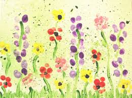 How to splatter paint with a toothbrush. Splatter Painting Flowers Painting Inspired