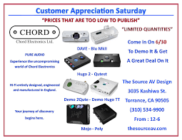 From headphones to 2 channel audio, home theaters and automation. The Source Av Saturday Specials Page 2 Super Best Audio Friends