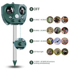 Riddex sonic plus pest repeller. Kcasa Solar Ultrasonic Power Pest Animal Repeller Repellent Garden Cat New Ebay