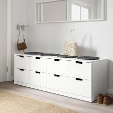 Nordli Commode 8 Tiroirs Blanc 160x54 Cm Ikea En 2020 Commode 8 Tiroirs Commode 4 Tiroirs Ikea