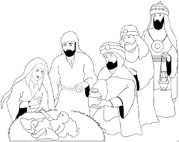 Heilige Drei Koenige Mit Jesus Ausmalbild Malvorlage Religion