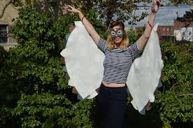 For a step by step tutorial, check out this diy flamingo costume post. Owl Wings Diy Costume With Mask Mood Sewciety