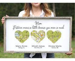 Looking for unique personalized mother's day gifts? Personalized Mother Day Gift For Mom From Daughter Wood Heart Etsy