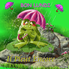 LE LUNDI SOUS LA PLUIE - GIF anim� gratuit - PicMix