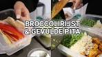 Meal Prep With Me! Broccolirijst met kip | Gevulde Pita ... - YouTube