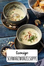 Cremige Schwarzwurzelsuppe Rezept Rezept Schwarzwurzelsuppe Rezepte Lebensmittel Essen