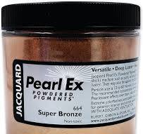 Jacquard Pearl Ex Pigment Powder 4oz Super Bronze - Loose Mica Powder for  Epoxy Resin, Watercolors, Calligraphy Ink & Clay - Epoxy Pigment Powder -  ...