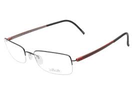 Silhouette Zenlight 7784 6054 Black Red Black And Red Glasses Silhouette Glasses