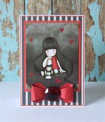 Christmas cards with gorjuss girls continues. 11 The Collector Santoro Ideas Kids Cards Cards Handmade Birthday Cards