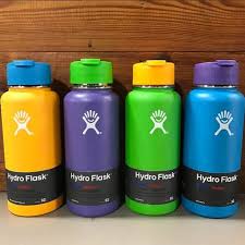 Product 32 Oz Hydroflask In Mango Plum Kiwi And Pacific And Colored Flip Caps Hydroflask Stylish Lunch Bags Hydro