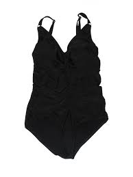 Details About High Dive By Modcloth Women Black One Piece Swimsuit M
