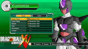 Dragonball xenoverse 2 is sequel to the original dragonball online fighting game title by bandai customization: Berserker Suit Set Review 4 320k Frieza Race Dragon Ball Xenoverse Youtube