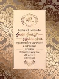 Wedding floral decoration elements vector. Vintage Baroque Style Wedding Invitation Card Template Elegant Royalty Free Cliparts Vectors And Stock Illustration Image 81714647