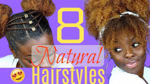 8 Quick Easy Hairstyles For Natural Hair Natural Hair Styles Natural Hair Styles Easy Hair Styles