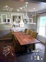 Farmhouse Table Pushed Against Wall Large Dining Room Table Dining Room Wainscoting Dining Room Inspiration