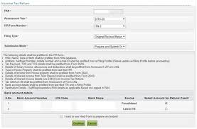 Itr 1 Filing How To File Itr 1 With Salary Home Loan And