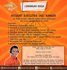 Kh ahmad dahlan no 21, bandar lampung telp 0721253014 lamaran dikirim melalui kantor pos dengan layan q9 (kota bandar lampung) dan pos express (luar bandar. Lowongan Kerja Lowongan Kerja Sma Kantor Pos Kendal Juni 2019
