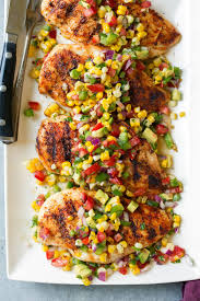 Peel and cut avocado into large dice; Cajun Chicken With Avocado Corn Salsa Cooking Classy