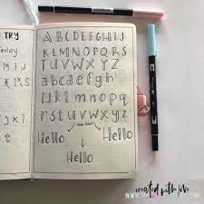 Check spelling or type a new query. 4 New Lettering Styles For Your Bullet Journal And Free Ribbon Font Practice Sheets