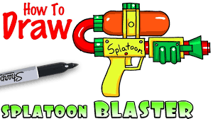 Use the blank canvas to write down your message. How To Draw Splatoon Shooter Youtube