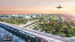 Almost all of the roof and facades would be created with wood, excluding the translucent membrane on top. Eco Business Park 2 Built For Visionaries