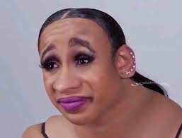 Cardi B Distorted Really Funny Memes Funny Memes Meme Faces